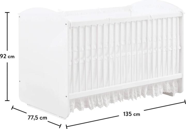 Image du produit Cilek Lit bébé à bascule (70x130cm) (70 x 130 cm)