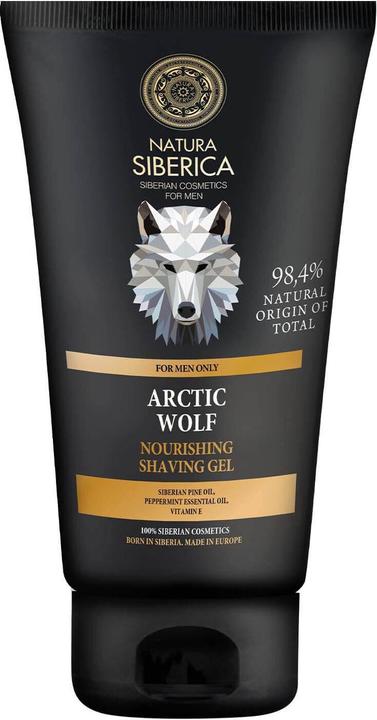 Natura Siberica Men's Arctic Wolf Rasiergel 150ml (150 ml, Rasiercreme)