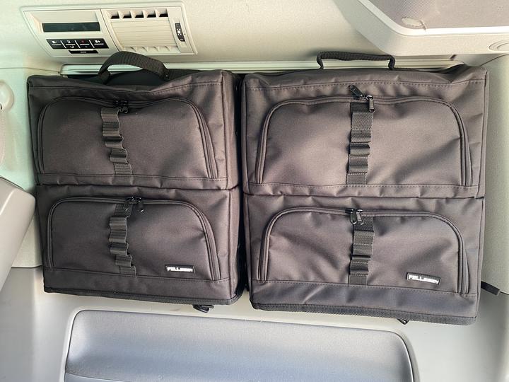Immagine prodotto Felleisen Set di 4 borse VWCalifornia Beach (2xTr ger, 4x BasicONE)incl. tappetini termici neri (24 l)