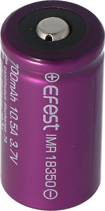 Efest IMR18350 (Pluspol erhöht) (1 pcs, 18350, 700 mAh)