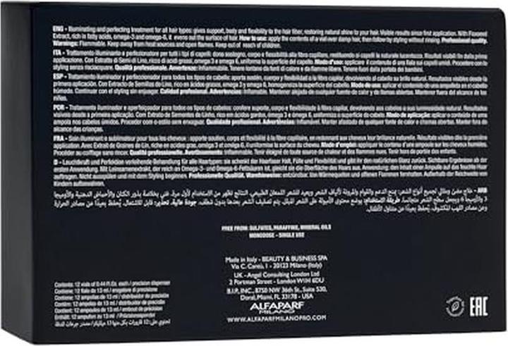 Image du produit Alfaparf Kit Semi Di Lino Shine Lotion (Kit de soins capillaires)