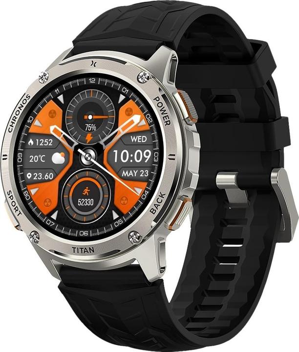 Produktbild Maxcom Smartwatch FW110 Titan Chronos silber (4G)