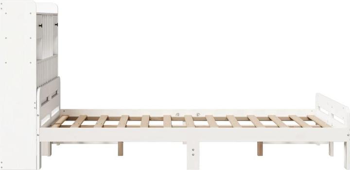 Image du produit vidaXL Bett mit Regal (135 x 190 cm)
