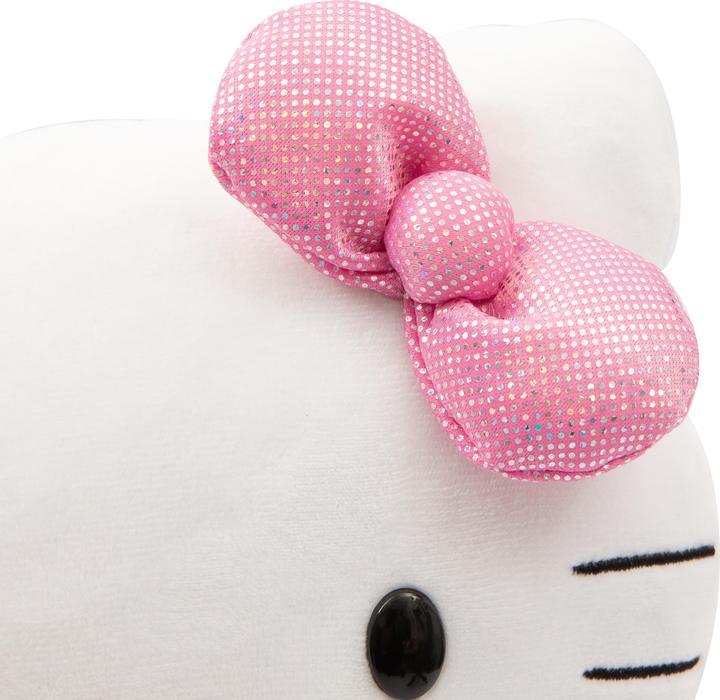 Produktbild Giochi Preziosi Hello Kitty 30 cm grosses Plüschtier mit modischem Outfit, rosa Satinkleid und (30 cm)