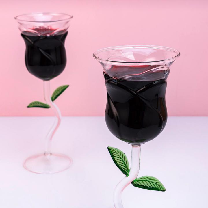 Produktbild Mikamax Rose Wine Glass Set (20 cl, 2 Gläser, Weingläser Set)
