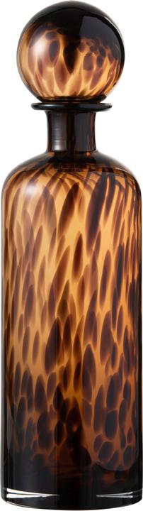 Immagine prodotto J-Line Bouteille + Bouchon Tache Decoratif Verre Marron/Noir Grande