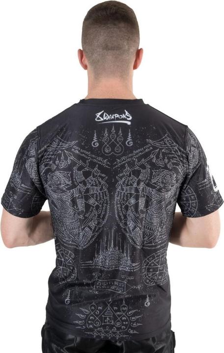 Actual product image 8Weapons Functional T-Shirt, Hanuman Yant, black-grey S (S)