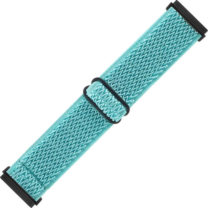 Immagine prodotto Cover-Discount Fitbit Versa 4 / Sense 2 - Bracciale di ricambio in nylon azzurro (Nylon, Versa 3, Senso)