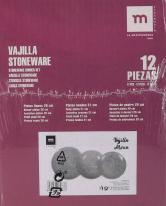 Actual product image La Mer tableware 12 pieces arzua monaco glossy gray (12 x)