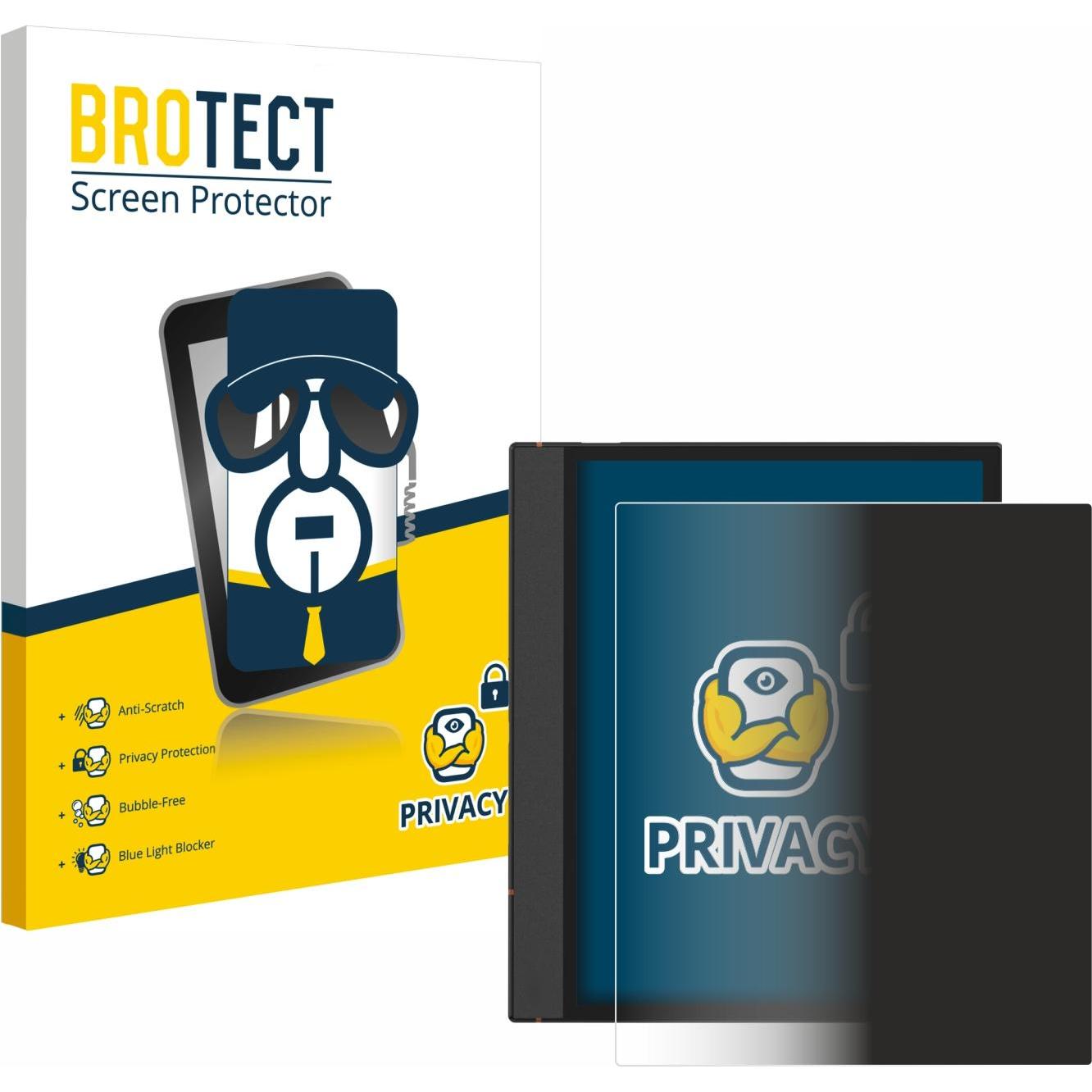 Thumbnail - BROTECT Sichtschutzfolie Anti-Spy Privacy Folie Blaulicht-Schutz, eReader Zubehör, Blau