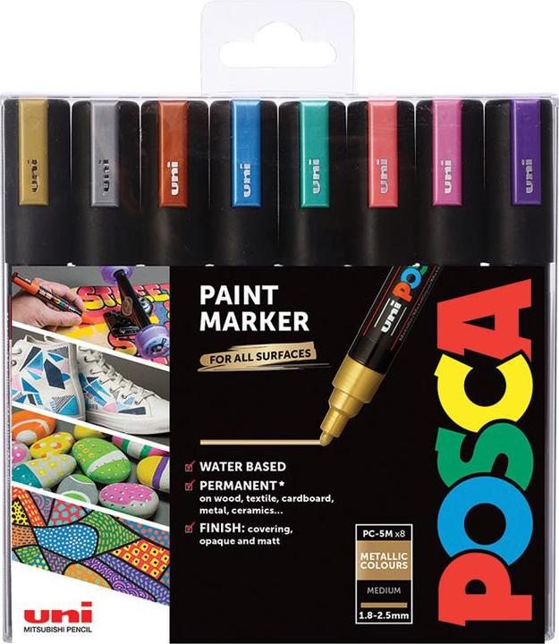 Produktbild Posca Medium Marker PC-5M (Blau, 2.50 mm, 1 x)