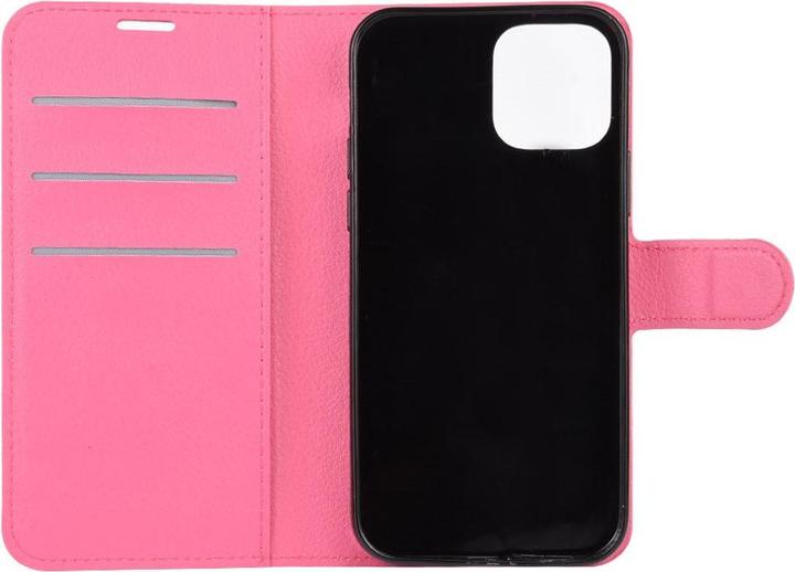 Actual product image Cover-Discount iPhone 12 / 12 Pro - Leather case cover pink (Apple iPhone 12 Pro, Apple iPhone 12)