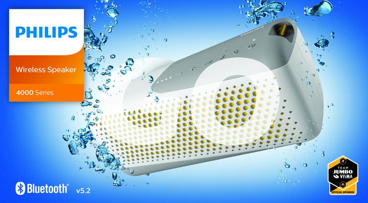 Produktbild Philips Bluetooth Speaker TAS4807W Weiss (12 h, Akkubetrieb)