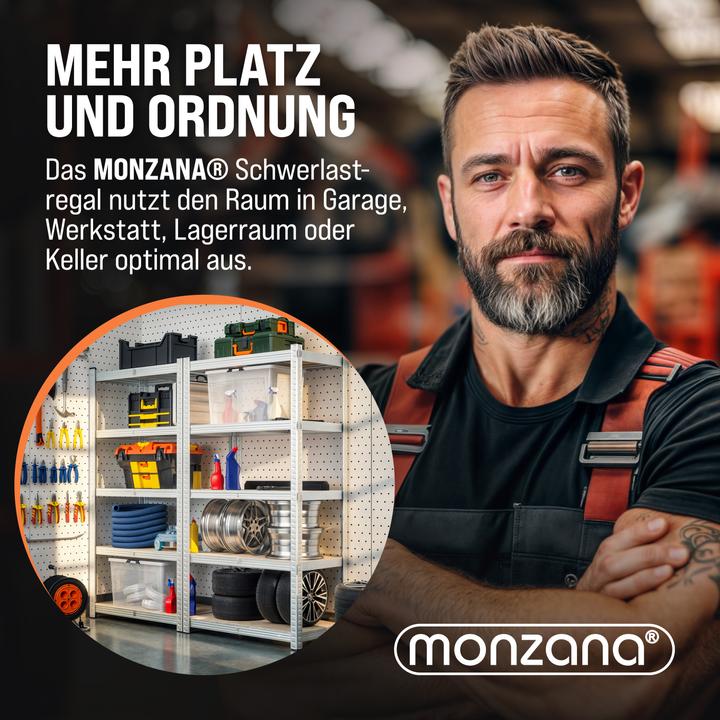 Actual product image Monzana Heavy duty shelving