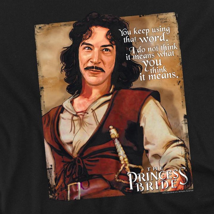 Produktbild The Princess Bride Word TShirt (M)