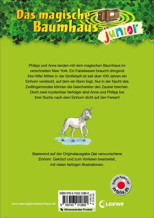 Actual product image Magi. Baumhaus junior Einhorn (German, Jutta knipping, Mary Pope Osborne, Sabine Rahn, 2023)