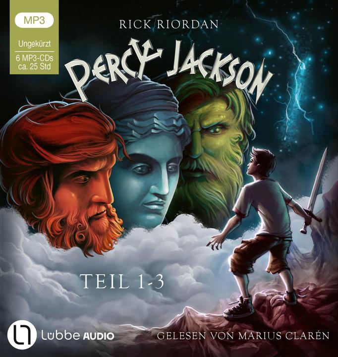 Percy Jackson - Teil 1-3 (Rick Riordan., Tedesco)