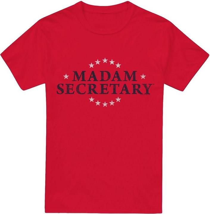Actual product image Madam Secretary Mens Distressed Logo T-Shirt (3XL)