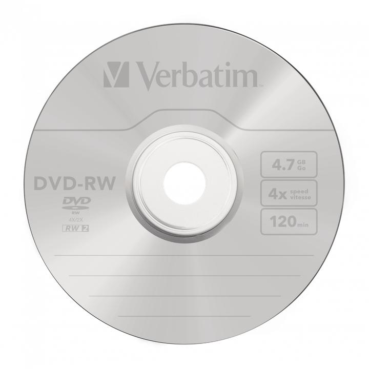 Actual product image Verbatim Dvd-Rw (10x)