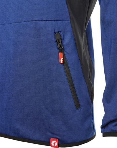 Image du produit Magni Pull en polaire Tech bleu corbeau/noir chiné Gr. S Fortis Elements (S)