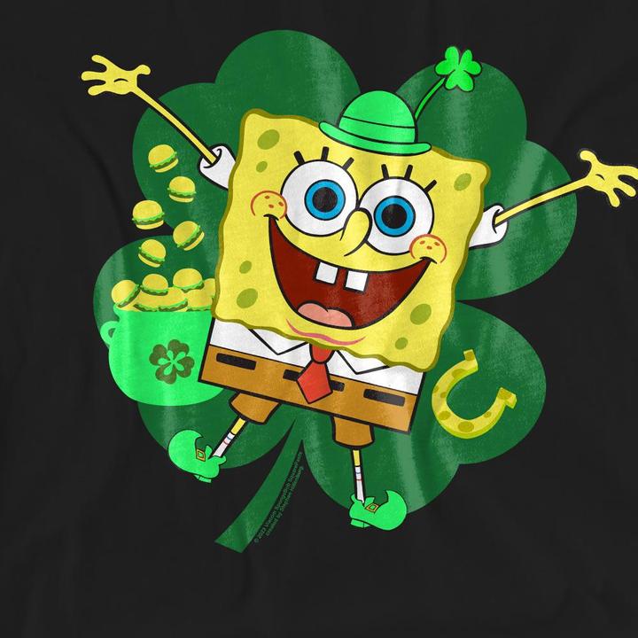 Produktbild Spongebob Squarepants Spongey TShirt St PatricksTag (M)