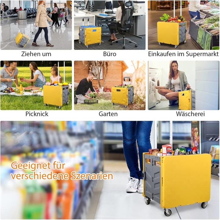 Produktbild Acelectronic Einkaufstrolley Klappbar