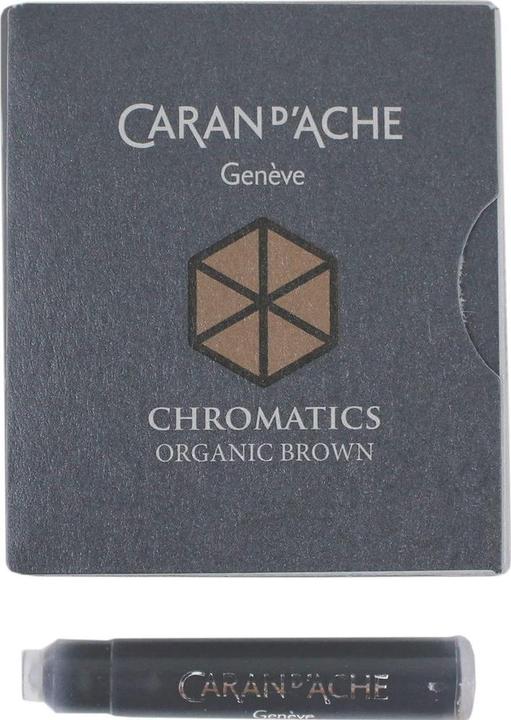 Produktbild Caran d'Ache Chromatics Tintenpatronen (Braun, 6 Stk.)