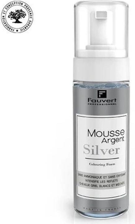 Fauvert Professionnel Fauvert Silver Mousse 150ml - Professional Eco-Friendly Hair Mousse (150 ml)