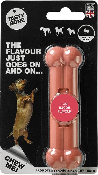 Immagine prodotto Tasty Bone Ossa aromatizzate alla pancetta (Gioco da masticare per cani)