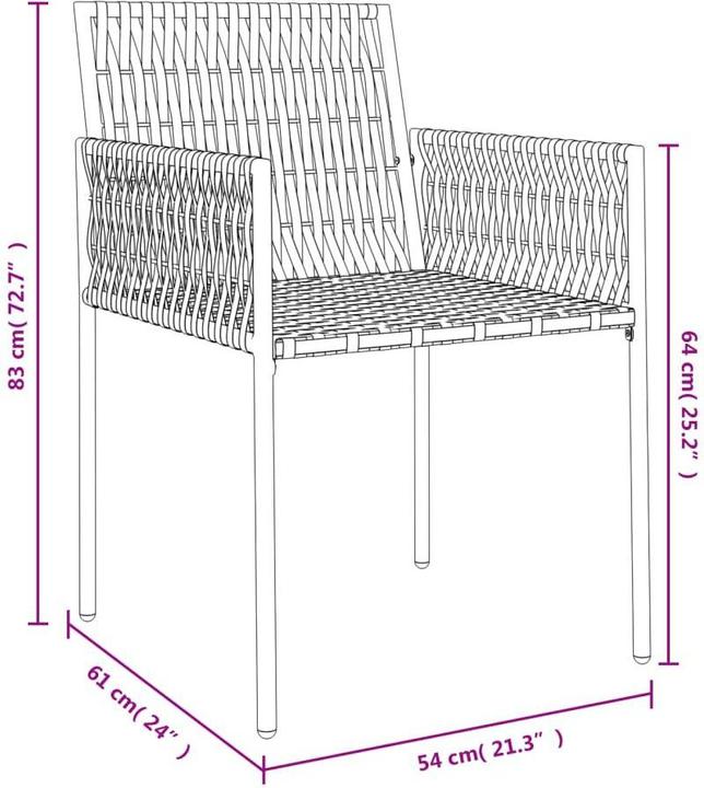 Produktbild vidaXL Gartenstuhl
