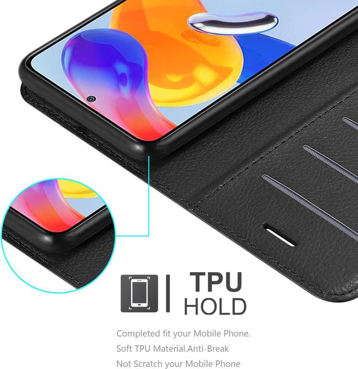 Actual product image Cadorabo Book Stand Case for Xiaomi RedMi NOTE 11 PRO 4G / 5G