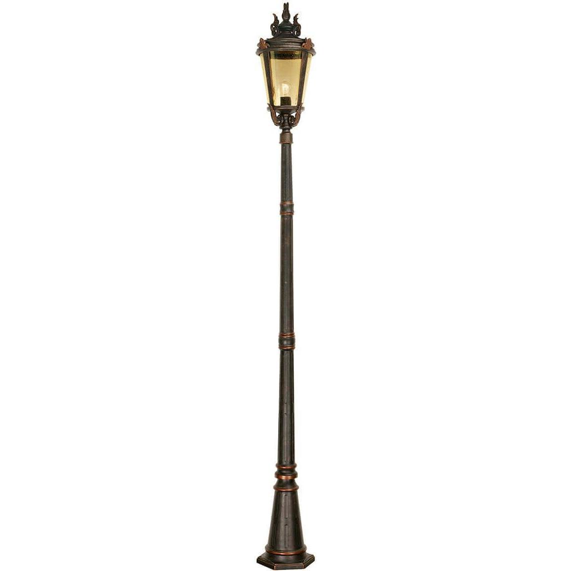 Elstead Lighting, Gartenbeleuchtung, Baltimore Aussen-Stehleuchte E27 239cm Verwitterte Bronze IP44 (5024005457008 lm, E...