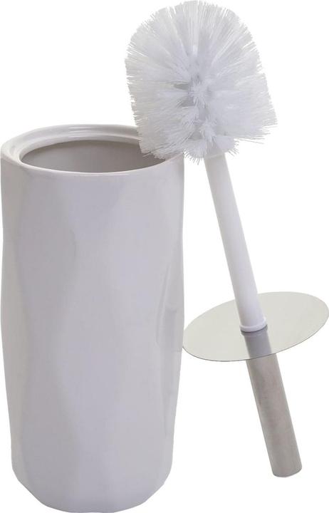 Immagine prodotto Swisshandel24 Set bagno da 5 pezzi, set WC Accessori da bagno, ceramica - bianco - 65119