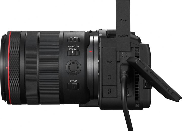 Actual product image Canon EOS R6 V housing + RF 20-50mm F4 L IS USM PZ (20 - 50 mm, 32.50 Mpx, Full frame)
