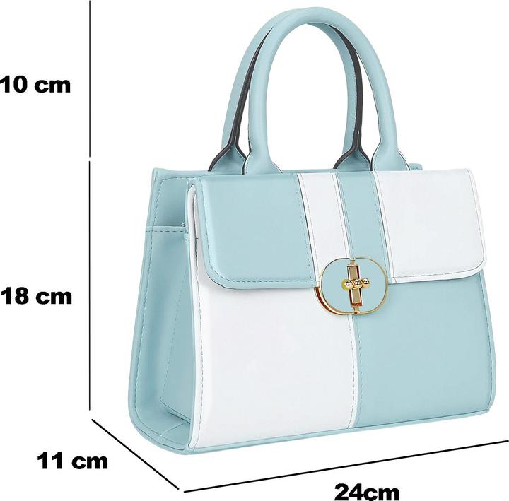 Actual product image Gallantry C-0184-LBLUEWHITE Handtasche