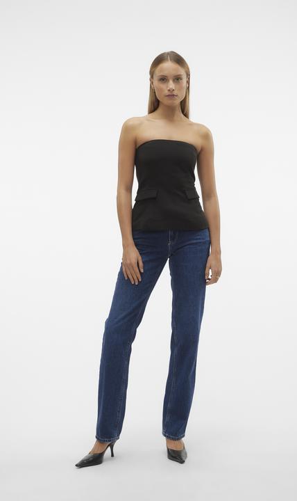 Produktbild Vero Moda VMPAM Niedrige Taille Gerade geschnitten Jeans Straight-Fit (W29/L32)