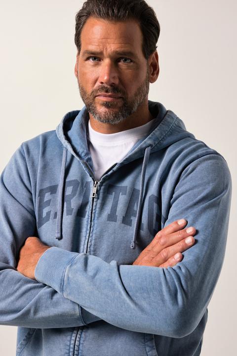 Produktbild JP1880 Sweatjacke, Kängurutasche, Vintage Look (L)