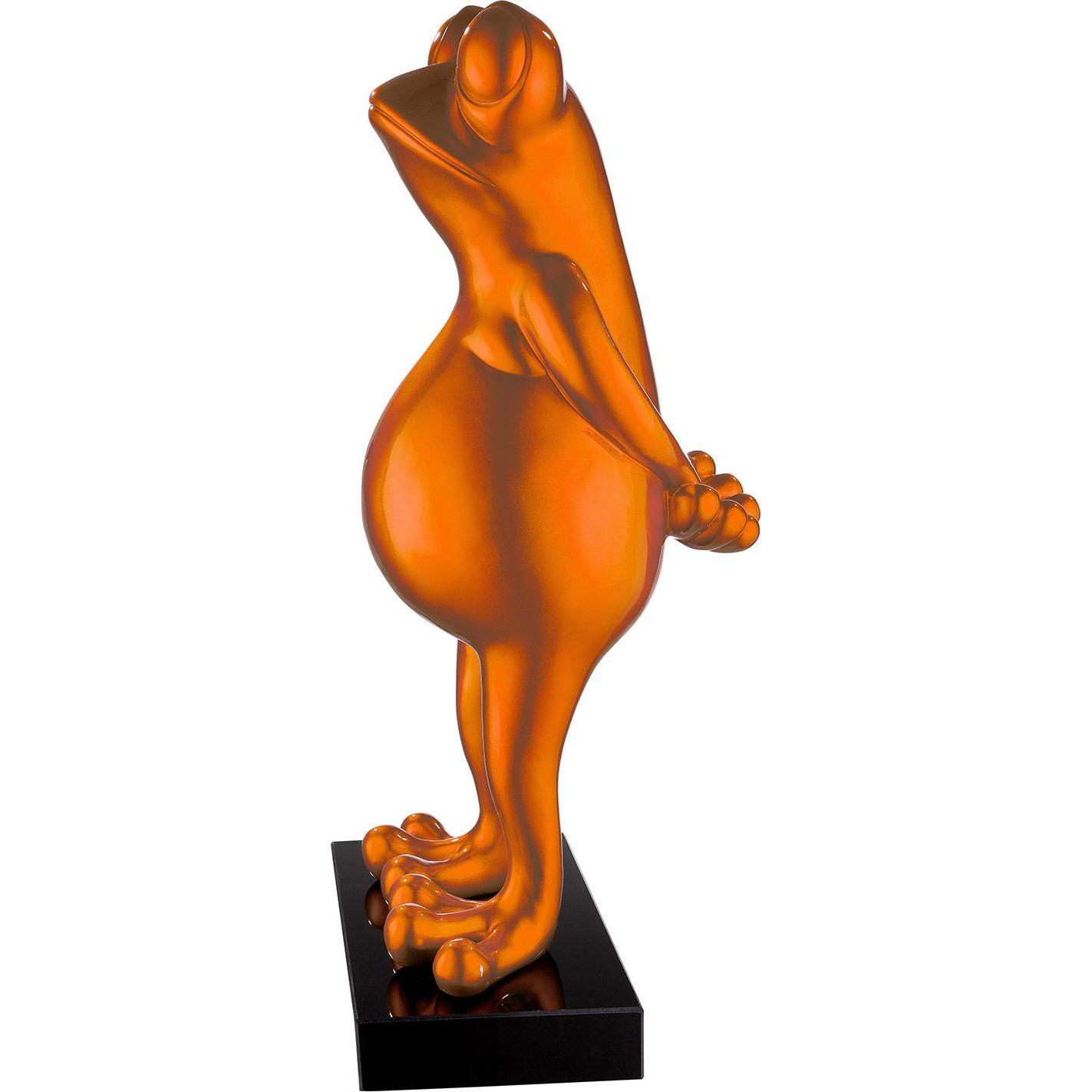 Thumbnail - Casablanca by Gilde, Deko Objekt, Frog Oranga (30 x 30 x 68 cm)