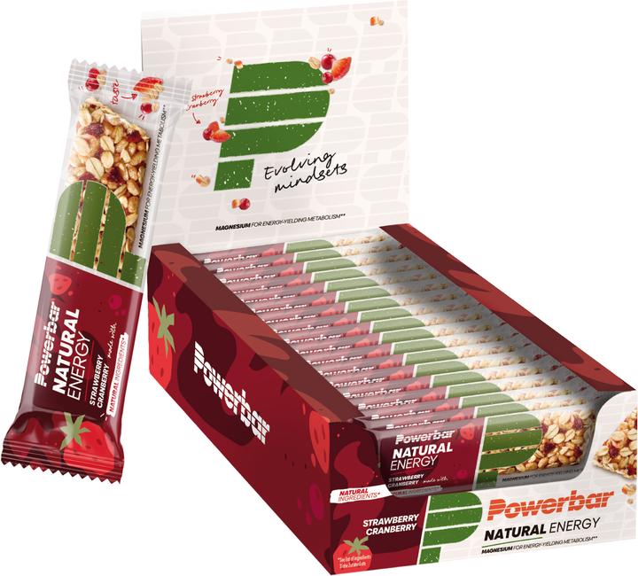 Powerbar Natural Energy Cereal (Preiselbeere, Erdbeere, 18 Stk., 720 g)