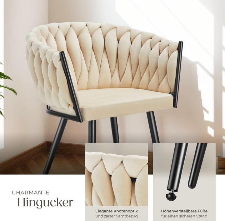 Image du produit tectake Esszimmerstuhl Astano 6er Set