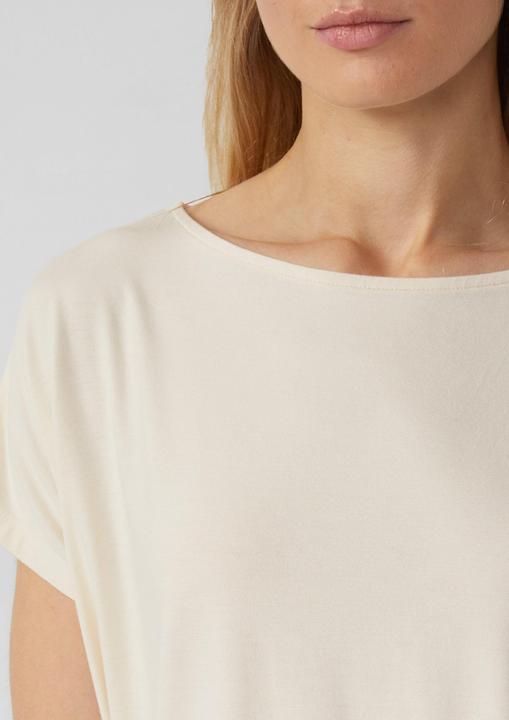 Produktbild S.Oliver T-Shirt Fliessendes Jersey-Shirt mit überschnittenen Schultern (38)