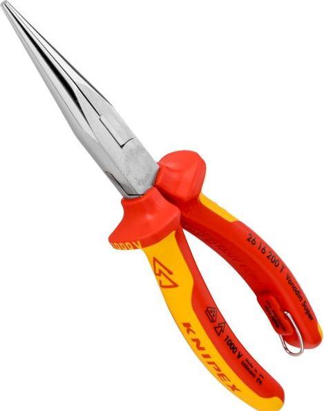 Produktbild Knipex Flachrundzange mit Schneide (200 mm)