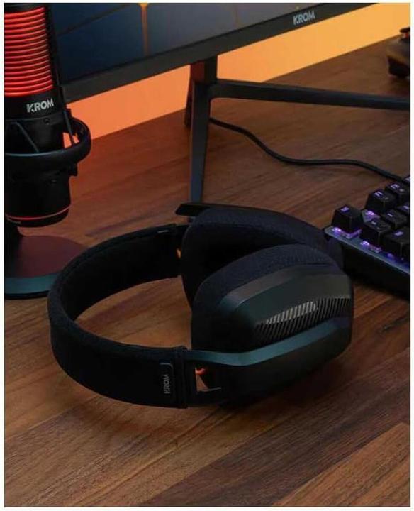 Actual product image Krom Auriculares Gaming Kanji Wireless Negro (Cable, Wireless)