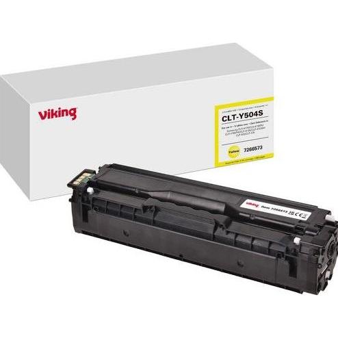 Viking, Toner, Tonerkartusche CLT-Y504S Kompatibel Samsung CLT-Y504S Gelb (Y)