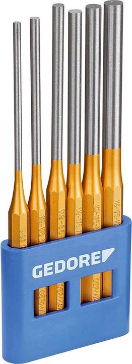 Actual product image Gedore 119 L Pin punch set, long form, 6 pieces in PVC holder