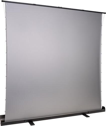 Actual product image Aveli PREMIUM plátno, floor up manual, black, 221x124(16:9) 100" (100", 16:9)