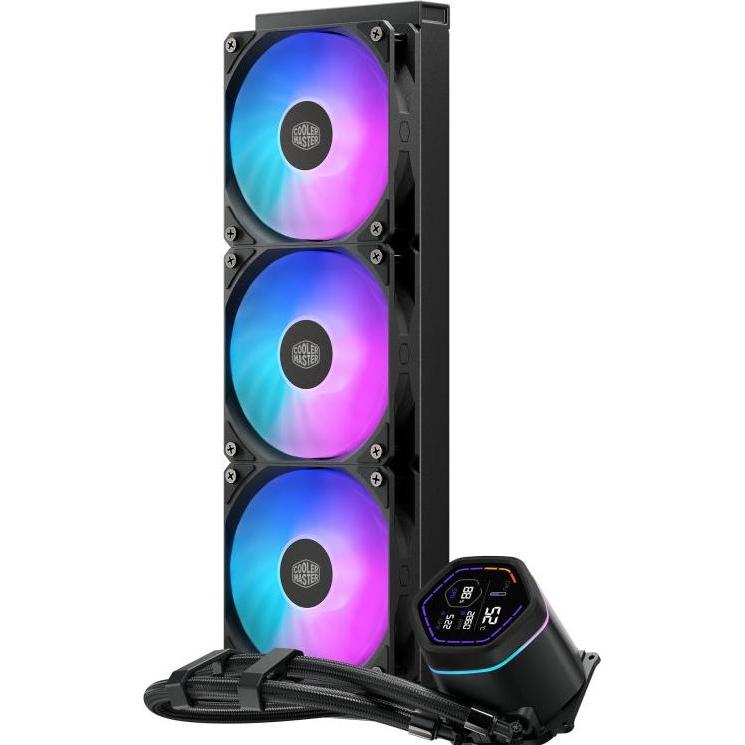 Cooler Master ML Core Nex Digital 360 Black ARGB, Raffreddamento ad acqua CPU, Nero