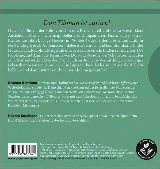 Immagine prodotto Il risultato di Rosie (Simulazione di graminacee, Robert Stadlober, Annette Hahn, Tedesco)