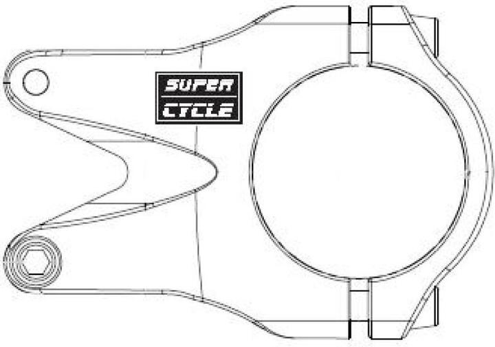Actual product image SuperCycle MTB Vorbau 35mm (35 mm)