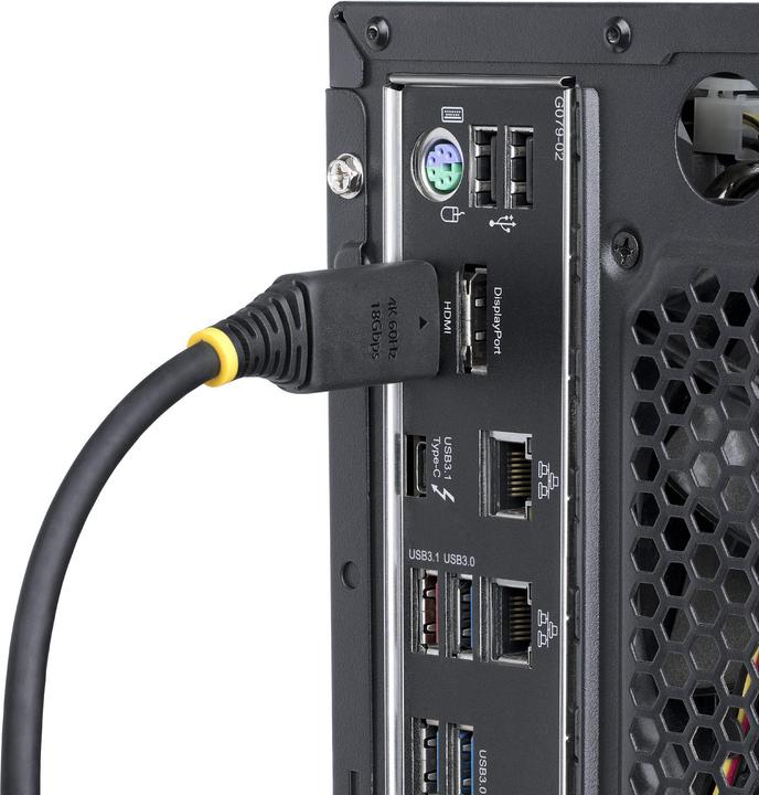 Produktbild StarTech .COM 10ft 3m High Speed HDMI Cable with Gripping Connectors 4K 60Hz/1440p 144Hz 18Gbps UHD H (3 m, HDMI, 2.0)